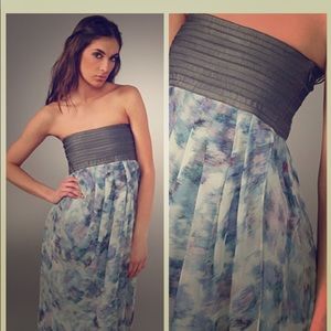 Elizabeth and James Tulip strapless dress